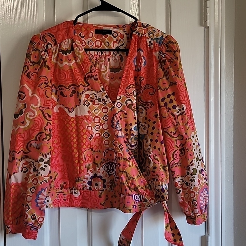 J. Crew Women's Wrap Top Size Small